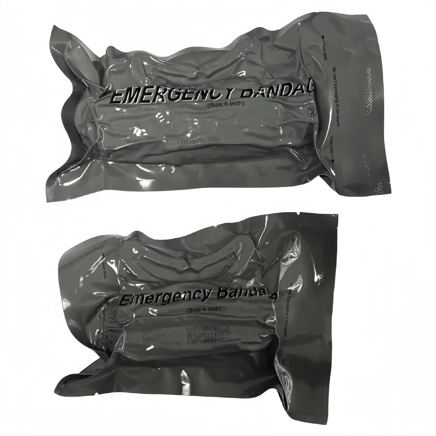 2026 Israeli Emergency Bandage - 4/6 Inch Tactical Trauma Compression Dressing for Outdoor IFAK First Aid Kit