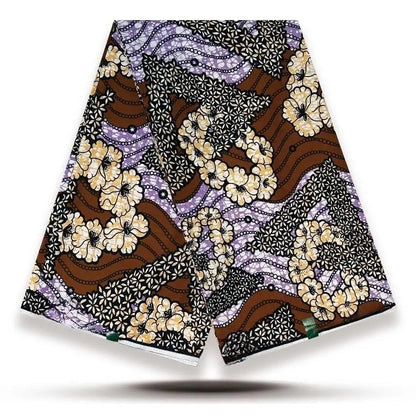 High Quality African Wax Print Fabric - 100% Cotton Soft Ankara Real Wax Fashion Material