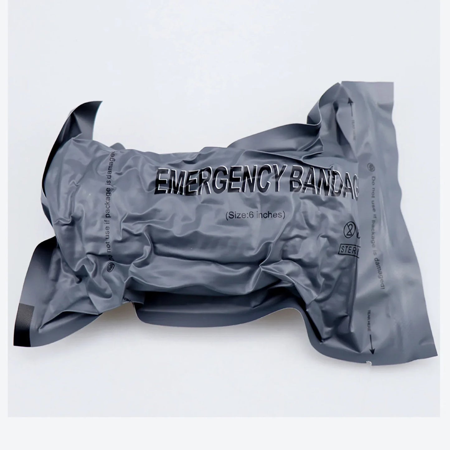 Israeli Bandage 4/6in — Emergency Combat Wound Dressing, Tactical Compression First Aid for IFAK & Military Medical Use