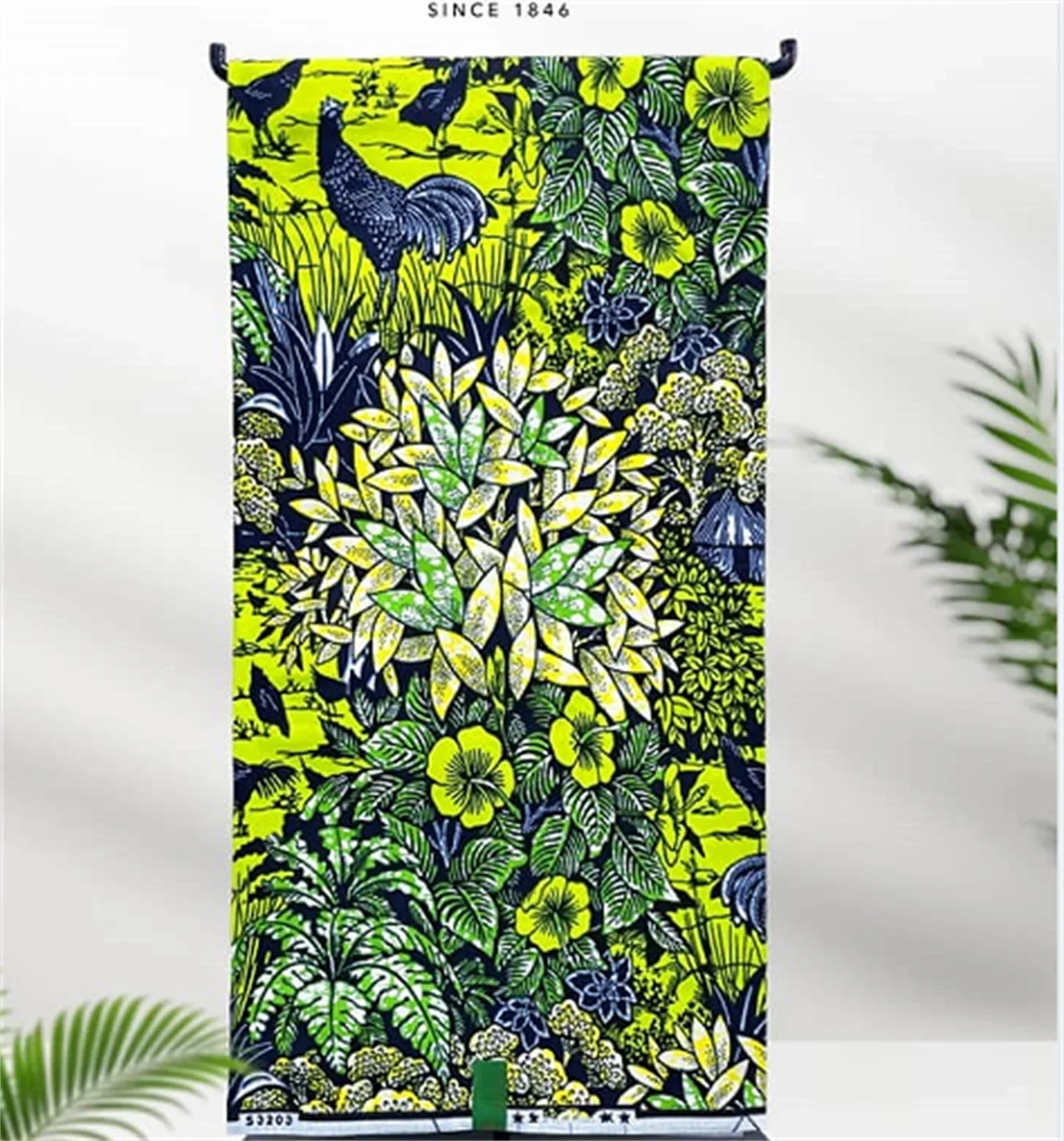 African Real Print Ankara Wax Fabric - Soft 100% Cotton Pagne 6 Yards