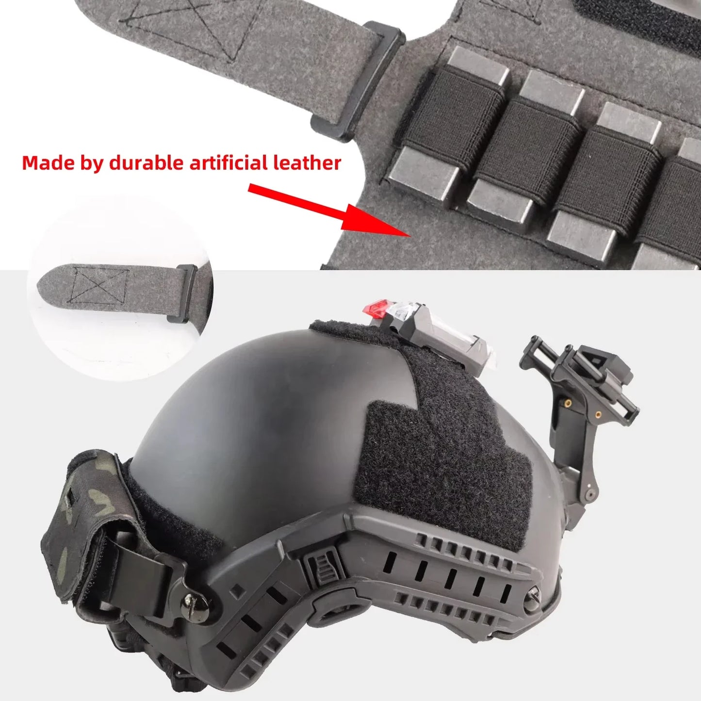 BOOIU Tactical Helmet Counterweight Bag – Balance Kit with 5 Counter Blocks for OPS FAST PJ MH Helmets