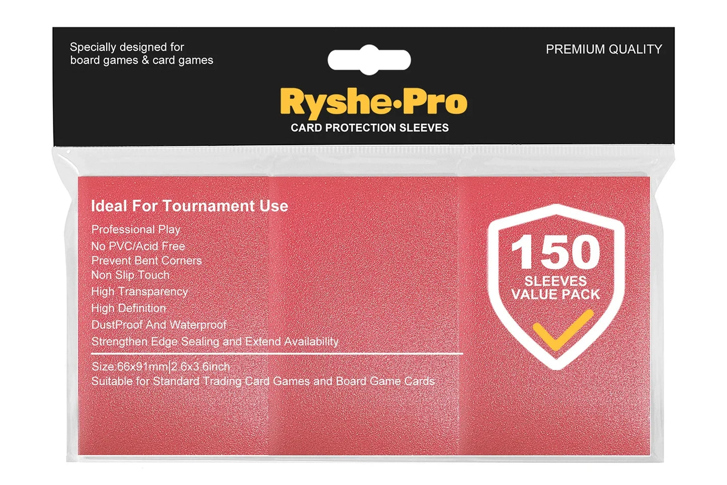 100PCS Matte Card Sleeves - 66x91mm TCG Trading Card Protectors for Pokémon, Tarot & Board Games