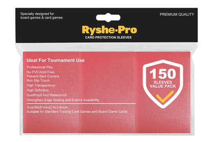 100PCS Matte Card Sleeves - 66x91mm TCG Trading Card Protectors for Pokémon, Tarot & Board Games
