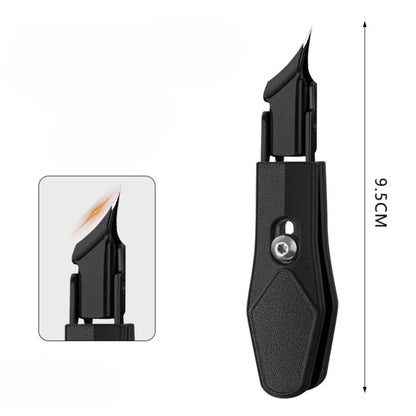 25° Slant Edge Nail Clipper - Stainless Steel Professional Ingrown Toenail Trimmer with Wide Opening Eagle Beak Design