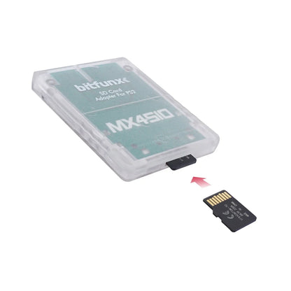 MX4SIO PS2 Memory Card Adapter - SIO2SD TF/SD Card Reader for PlayStation 2 Game Console Storage