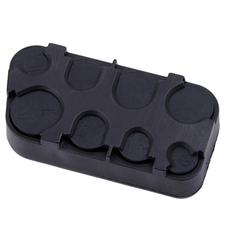 Car Coin Storage Purse – Euro Coin Bank Holder, Plastic Wallet & Cash Organizer Box for Savings
