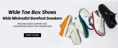 HOBIBEAR Zero Drop Barefoot Shoes – Wide Toe Minimalist Canvas Sneakers for Men & Women