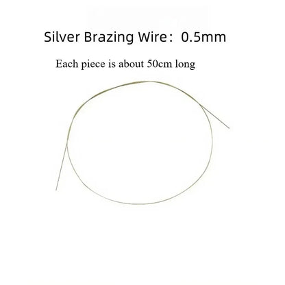 Silver Solder Wire Sheet - Jewelry Repair Welding Supplies for Rings & Bracelets DIY Crafts