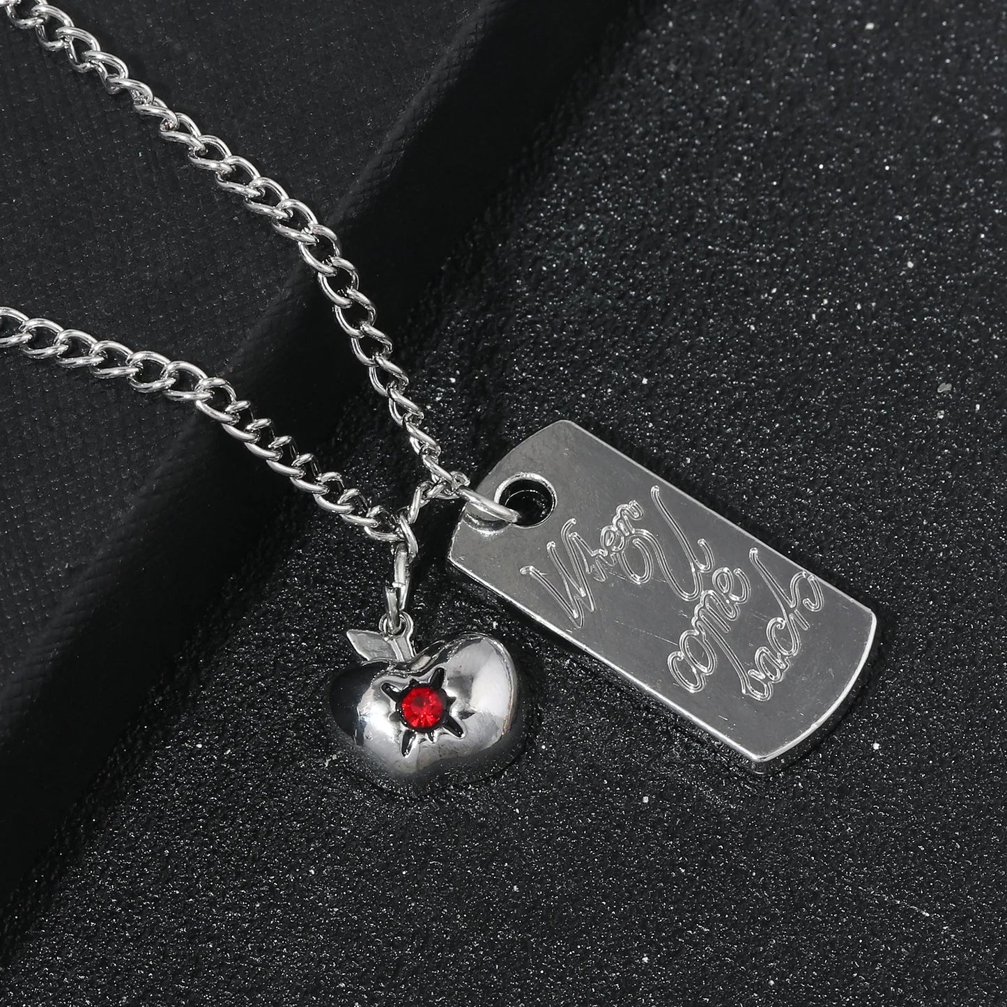 Love and Deepspace Caleb Necklace Set - 2Pcs Game Inspired Pendant & Keychain Jewelry Accessories Gift