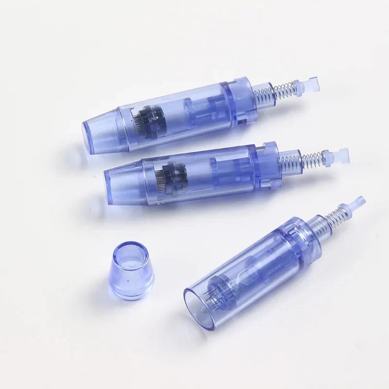 9/12/36/42 Derma Pen Needles – 10/50/100pcs Bayonet Tattoo Cartridge Tips for A1 A6 Microneedling Meso Machines