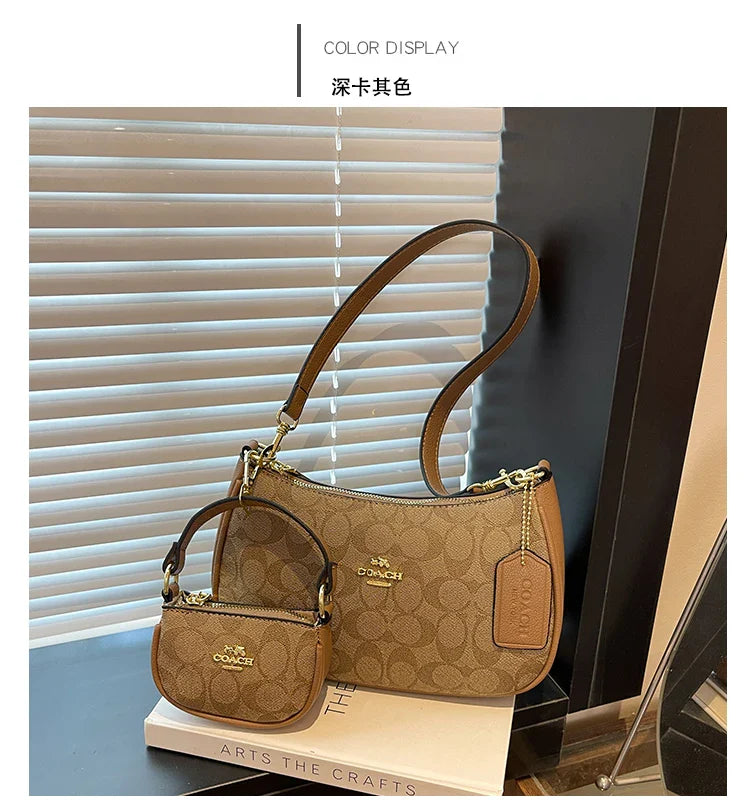 2025 Modern Vintage Cherry Crossbody Bag – Mahjong-Style Chain Shoulder & Underarm Bag, Women’s Light Luxury