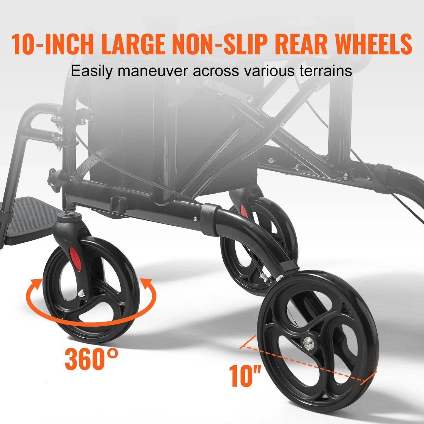 Men’s Adjustable Lightweight Forearm Crutches — Foldable Aluminum Elbow Crutch with Cuff for Walking