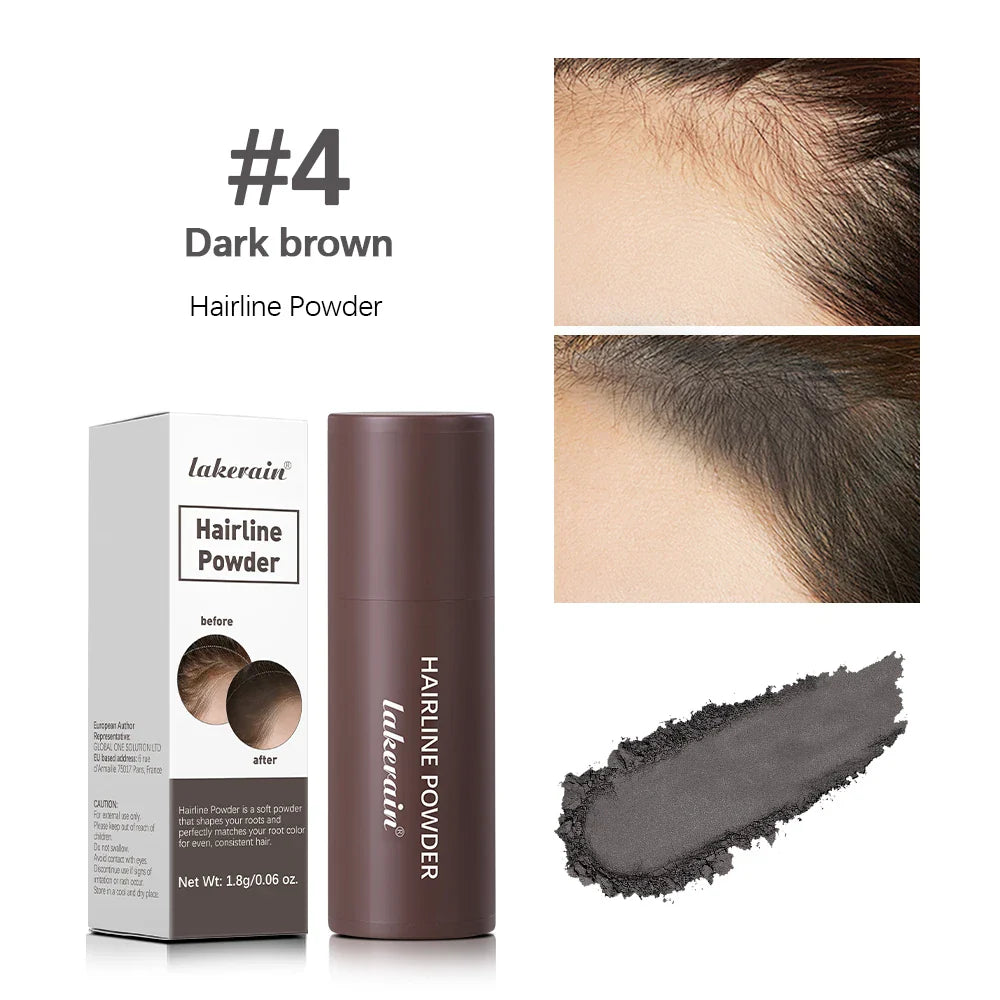 Waterproof Hairline & Root Concealer Pen – Instant Grey Coverage with Easy Blend Powder Stick for Normal Hair