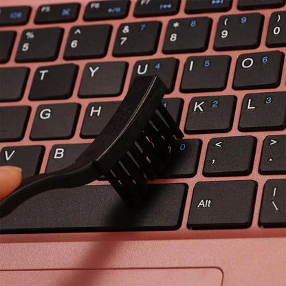 6-in-1 Electronics Cleaning Kit - Portable Anti-Static Keyboard Brush & Temperature Resistant Handle for Phone & Laptop