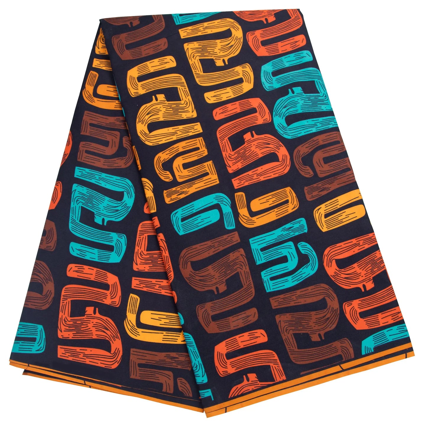 African Ankara Wax Print Fabric - Retro Double Print Patchwork Sewing Material for DIY Clothing