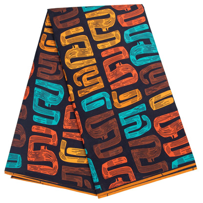 African Ankara Wax Print Fabric - Retro Double Print Patchwork Sewing Material for DIY Clothing