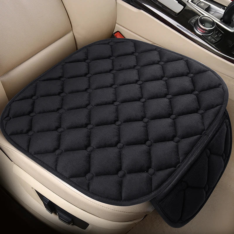 Universal Winter Warm Car Seat Cover Protector Set – 3-Piece Rear Seat Cushion Auto Interior Protection for Cars, SUVs & Vans