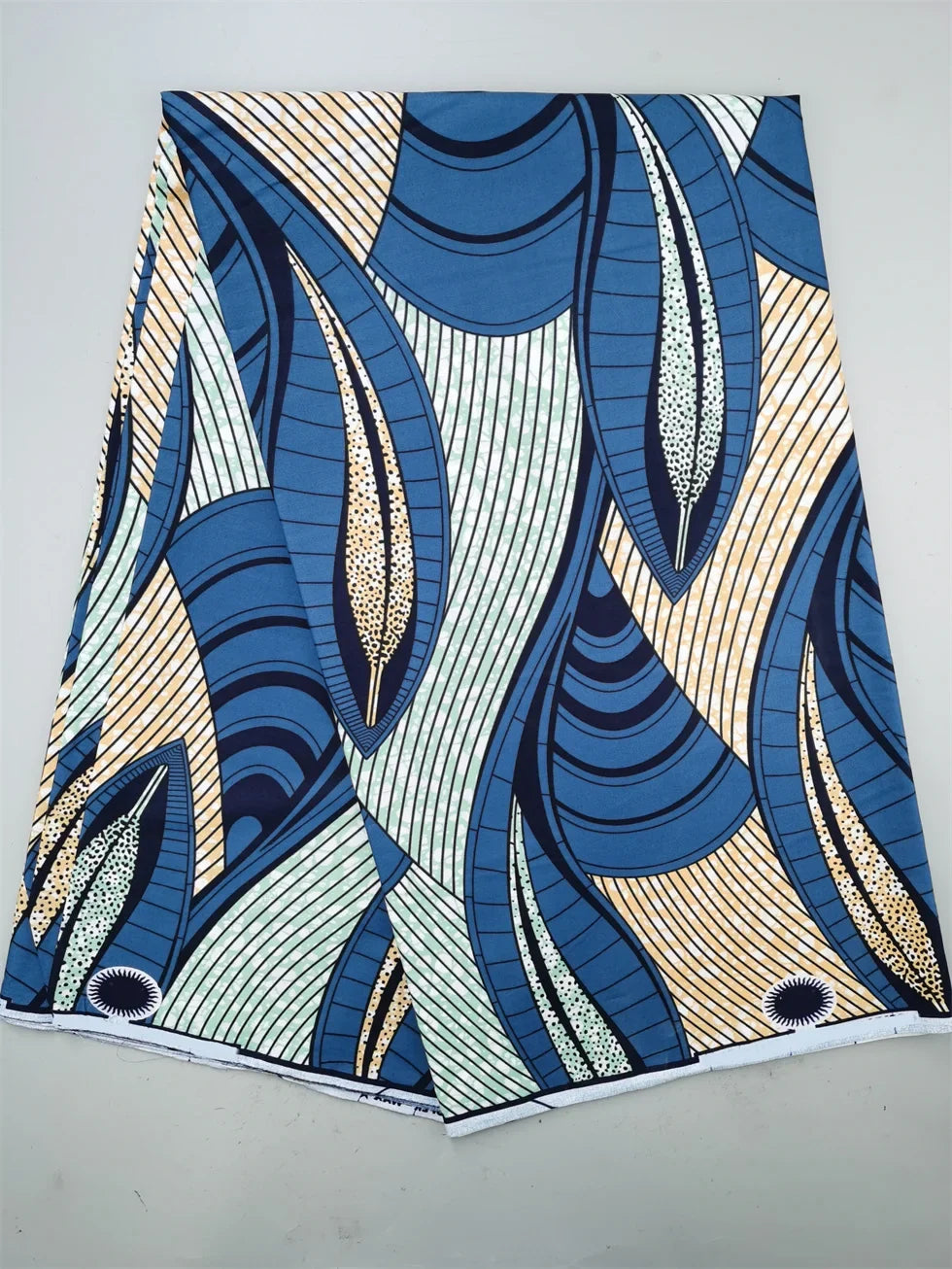 New Nigerian African Wax Fabric - 100% Cotton Real Wax Ankara Print High Quality Original Pagne Material