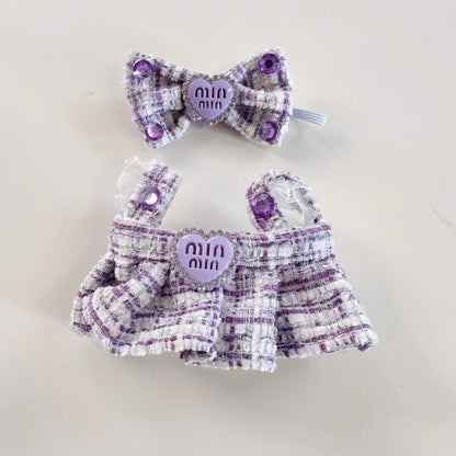 17cm Mini Plush Doll Clothes — Kpop EXO Labubu Idol Outfit Accessories Gift