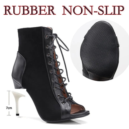 Women’s Latin Dance Stiletto Heels - Sexy High Heel Ballroom Party Dance Shoes