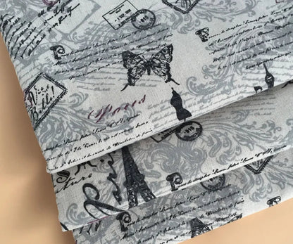 African Ankara Cotton Fabric - World Map Print for Sewing, Tablecloths, Pillows, Bags & Curtains