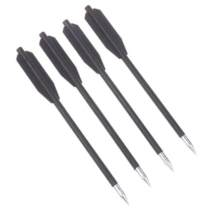 12PCS Black Dart Set - Rubber Band Slingshot Short Arrows Accessories for Outdoor Target Practice & Play