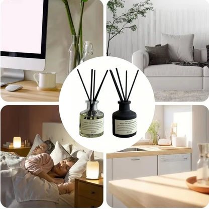 50ml Aromatherapy Freesia Jasmine Reed Diffuser – Flameless Essential Oil Room Air Freshener