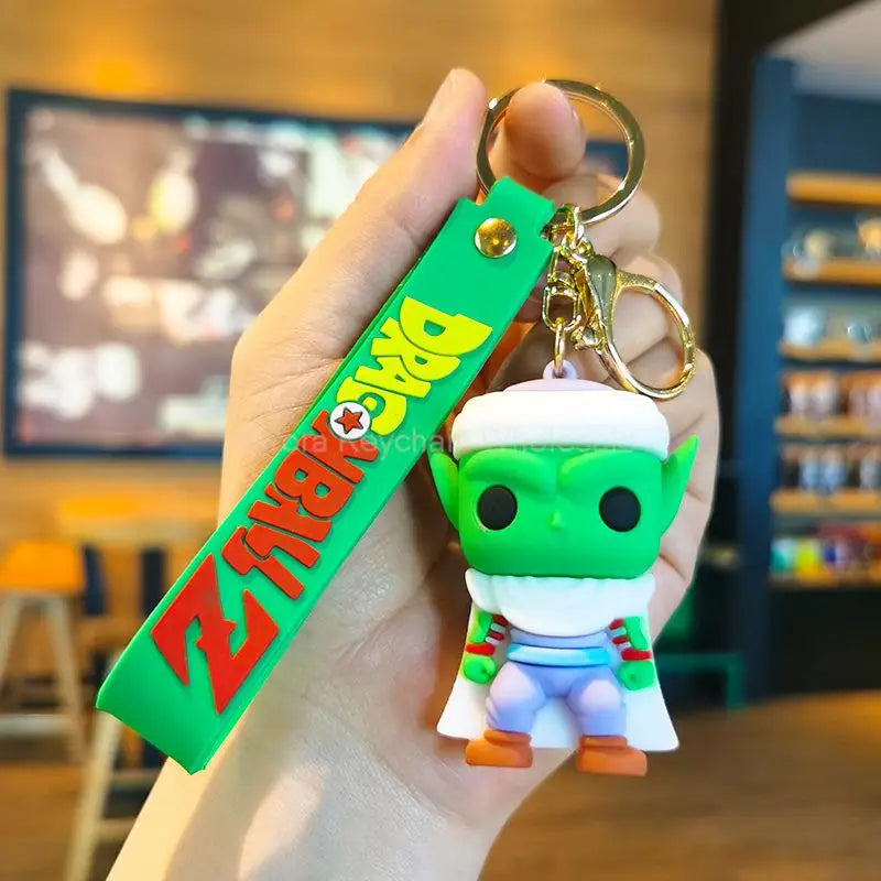 Dragon Ball Z Keychain – Super Saiyan Goku, Bulma, Broly, Piccolo & Majin Buu Car Pendant Toy Gift for Kids