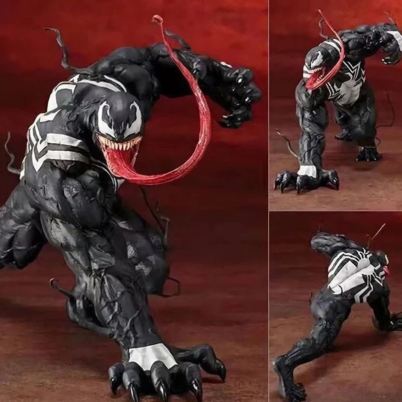 Marvel Avengers Anime Venom's Spider-Man Action Figure - Collectible Model Decoration, Birthday Toys and Christmas Gifts