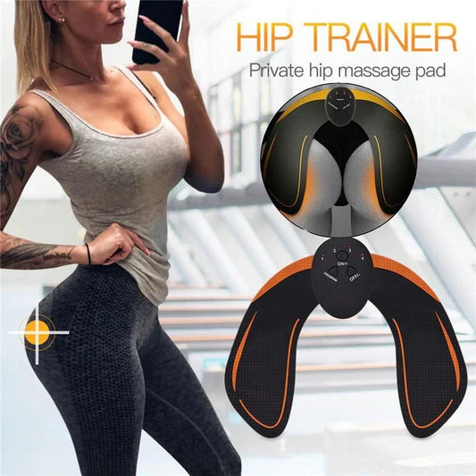 Wireless Hip & Glute Trainer - EMS Muscle Toning Massage Device for Butt Lift & Abs Fitness