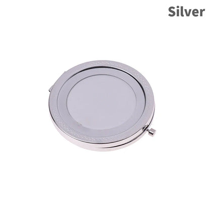 Foldable Mini Square Makeup Mirror - Double-Sided Compact Pocket Vanity Mirror