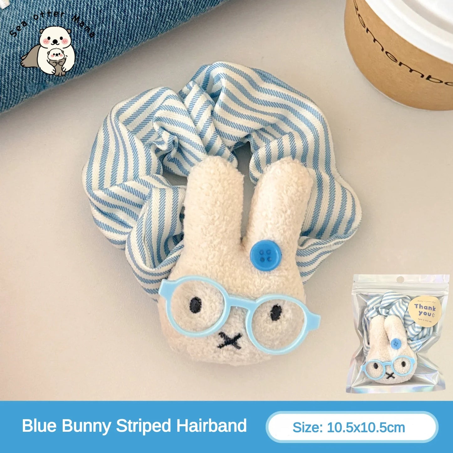 Cute Cartoon Bunny Hair Ties - 1/3PCS Sweet Ponytail Accessories for Girls & Women Miffy-Inspired Style