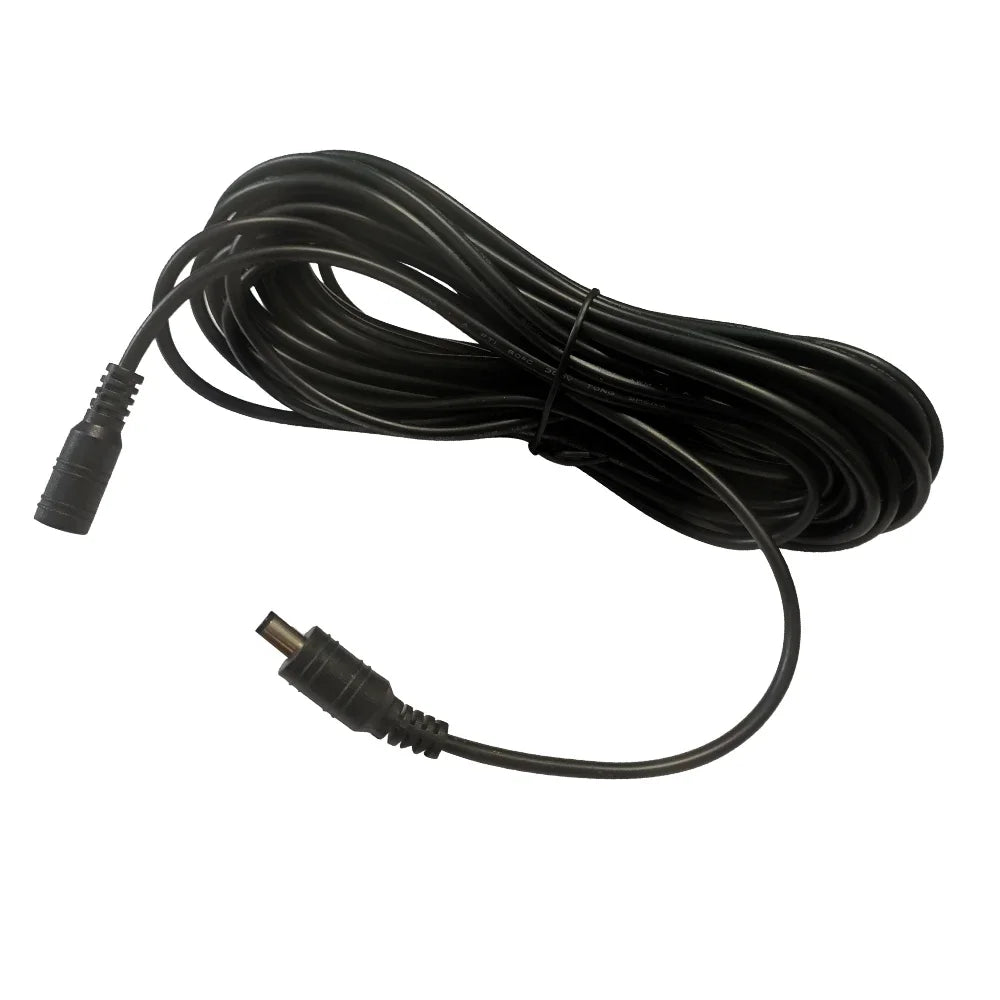 DC Extension Power Cable - 2.1mm x 5.5mm Female to Male Connector Cord for LED Lights, CCTV & Electronics