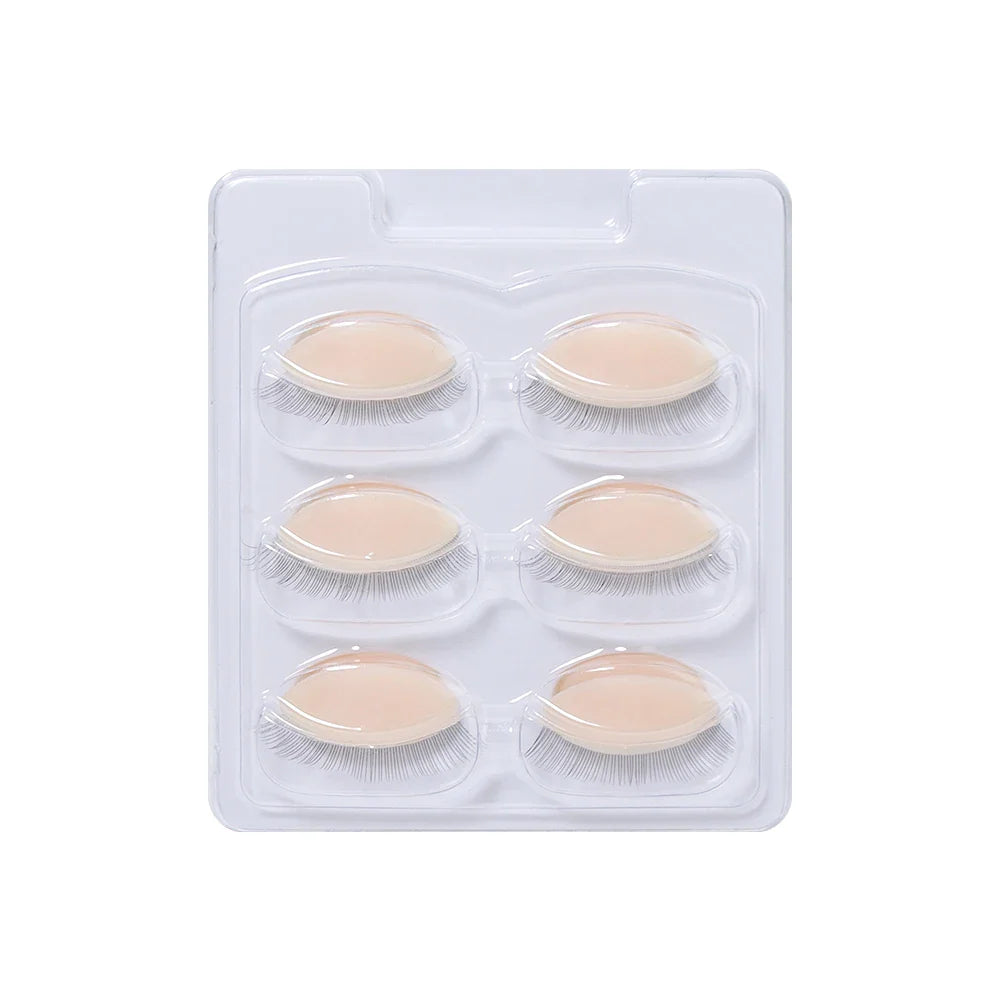 GLAMLASH Mini Lash Practice Training Head – Eyelash Extension Model with Removable Eyelids for Lash Extension Training Tool