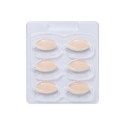 GLAMLASH Mini Lash Practice Training Head – Eyelash Extension Model with Removable Eyelids for Lash Extension Training Tool