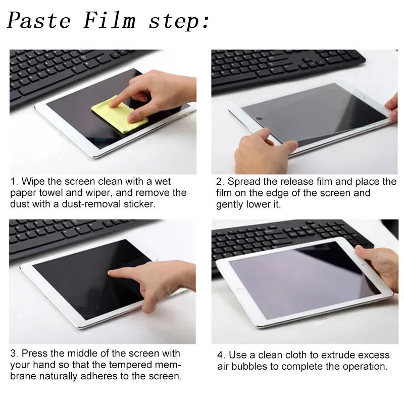2PCS Tempered Glass Screen Protector for KOBO — Fits Libra 2, Clara Colour, Clara 2E 6-7 Inch, Clear Protective Film