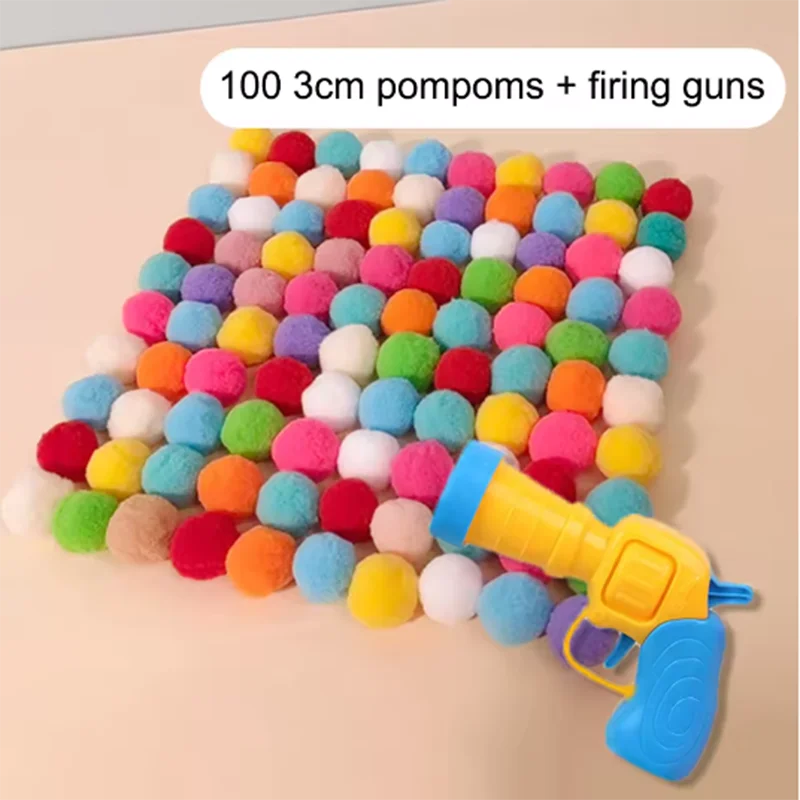 Interactive Cat Toy Launcher - Plush Bounce Balls for Fun Indoor Pet Play