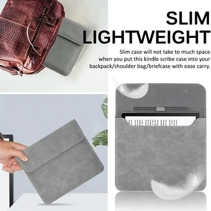 Magnetic PU Leather e-Reader Sleeve - Ultra Slim Protective Carrying Pouch for Onyx Boox Tab Ultra 10C Pro 10.3 Note Air Series