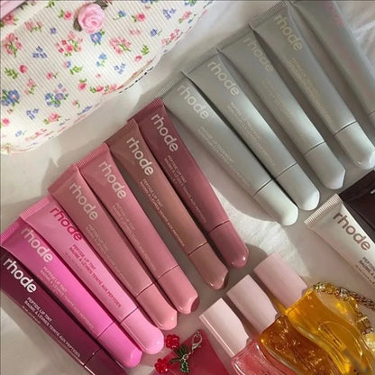Rhode Peptide Lip Balm Set - Long-Lasting Moisturizing Lip Treatment with Coffee & Raspberry Lip Care