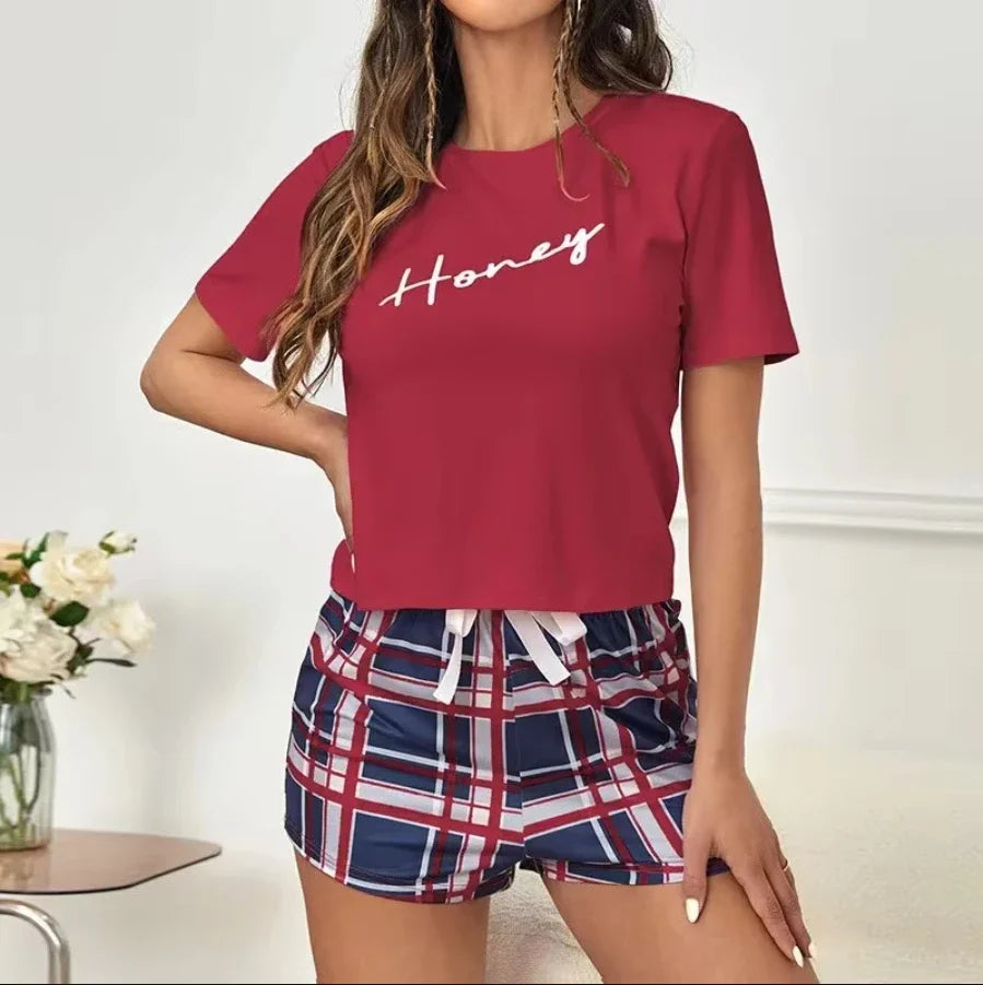 Women's Plus Size Satin Pajamas Set – Elegant Striped Long Sleeve Button-Up Top and Pants Loungewear