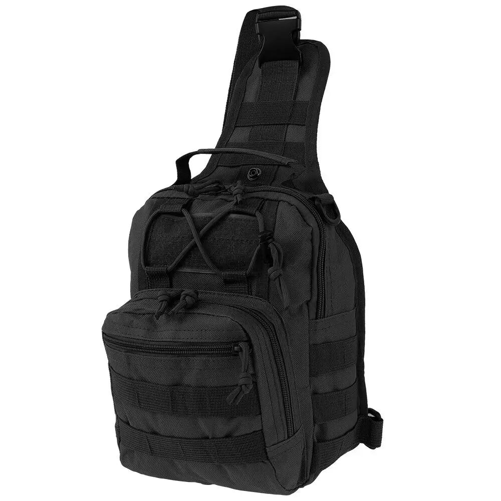 Men’s Waterproof Outdoor Crossbody Chest Bag – Sports Bike Shoulder Handbag