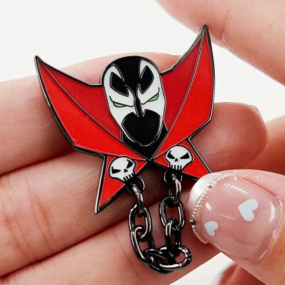 Spawn Al Simmons Badge - Dark Hero Fantasy Comic Collectible Jewelry