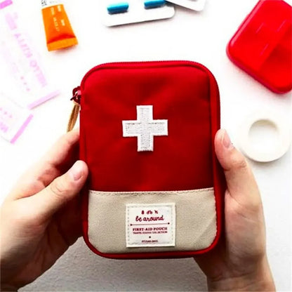 Portable Medicine Bag – Cute First Aid Kit Organizer, Medical Emergency Kits for Outdoor Travel & Household Pill Storage