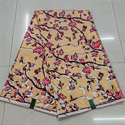 100% Cotton African Wax Print Fabric - High Quality Ankara Fabric 6 Yards