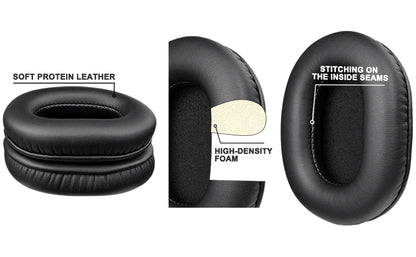 KUTOU Replacement Ear Pads for Audio Technica ATH M50X/M70/M40X/M30X & 7506 – Soft Cushion Covers