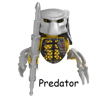 Terminator vs Predator & Alien Building Blocks – Robot War Action Figure Toy for Kids