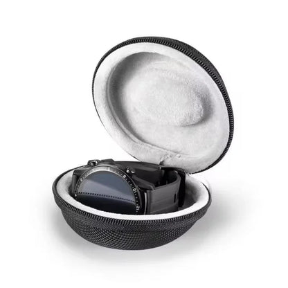 Portable EVA Watch Travel Case - Waterproof Zipper Storage Organizer Box for Smartwatch Holder and Protection