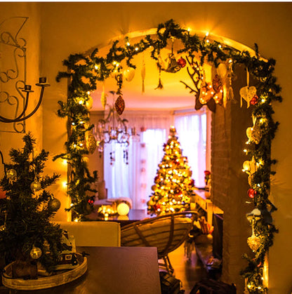 2025 LED Christmas & New Year Fairy String Lights — White/Warm/RGB Waterproof Party & Wedding Decoration