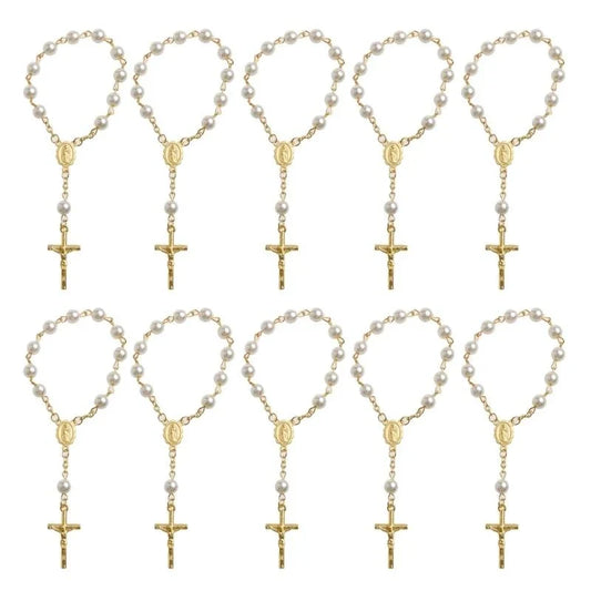 6mm Tiger Eye Rosary Beads Necklace – Catholic Jesus & Virgin Mary Pendant Long Knotted Chain Religious Jewelry for Men & Women
