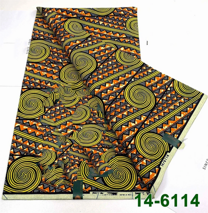 Latest Style Ankara Wax Print Fabric - 100% Cotton High Quality Soft African Real Wax Material